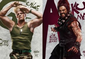 Cody Rhodes and Roman Reigns in Street Fighter