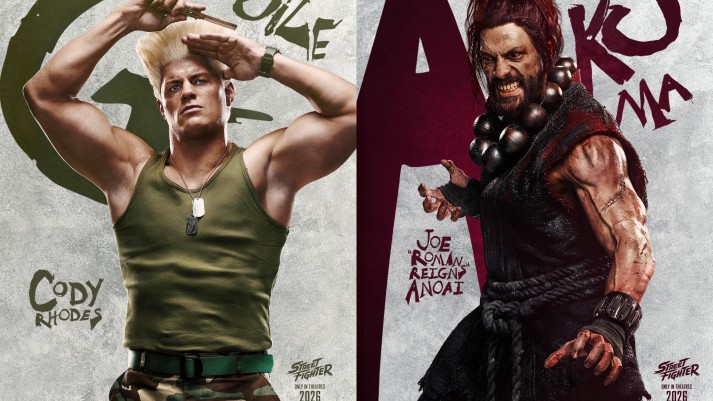 Cody Rhodes and Roman Reigns in Street Fighter