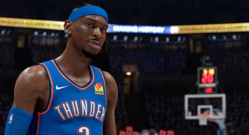 SGA in NBA 2k26
