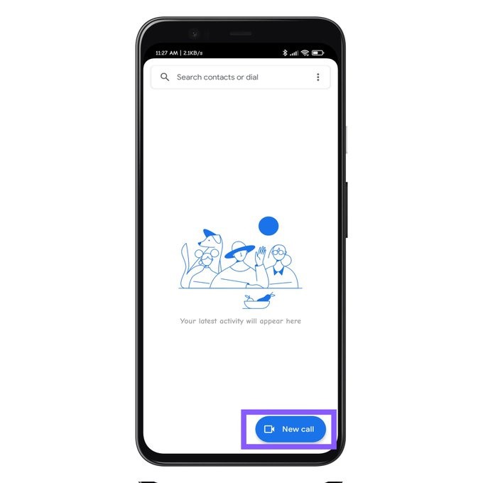 GOOGLE DUO'S NEW UI