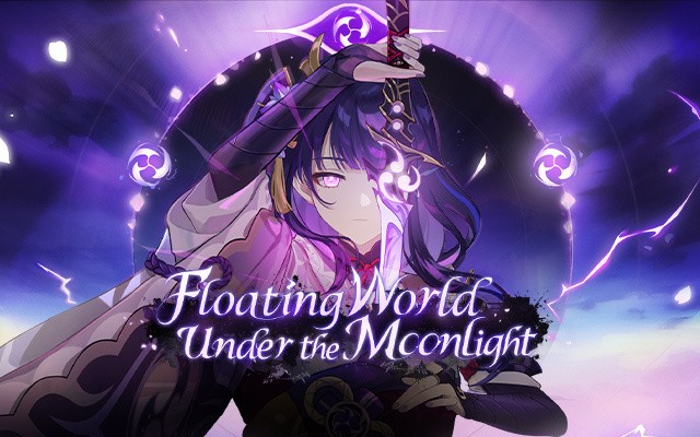Floating Island Under the Moonlight