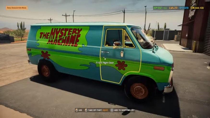 THE MYSTERY MACHINE
