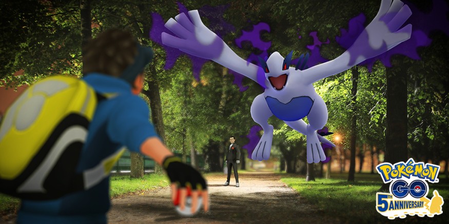 FACING GIOVANNI AND HIS SHADOW LUGIA