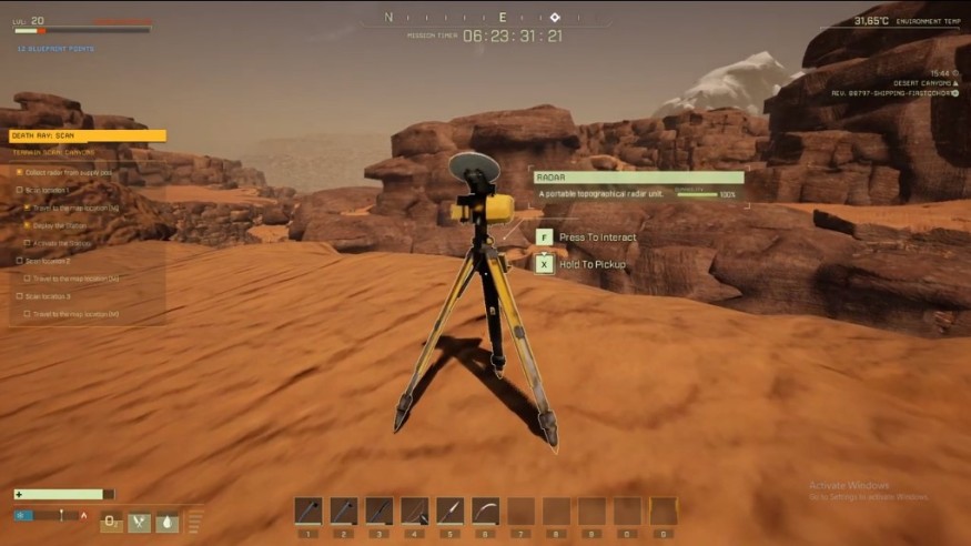 SETTING UP THE RADAR