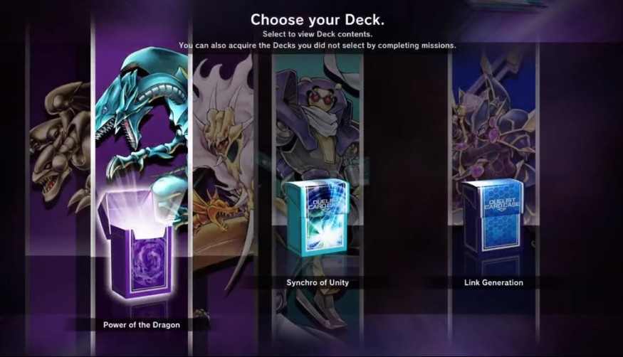 CHOOSE YOUR DECK