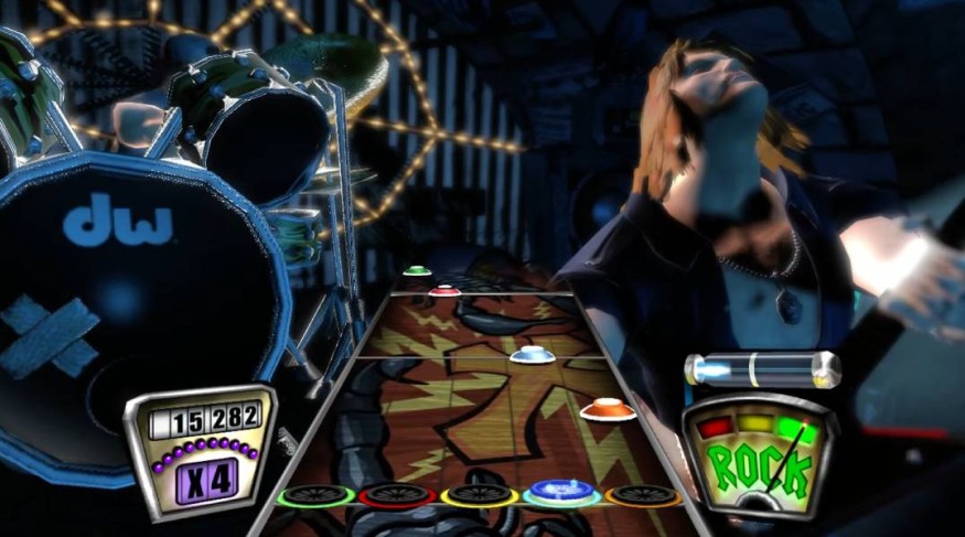 guitar hero screen