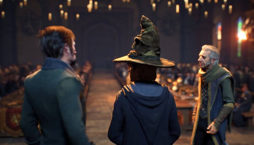 hogwarts legacy screen sorting hat