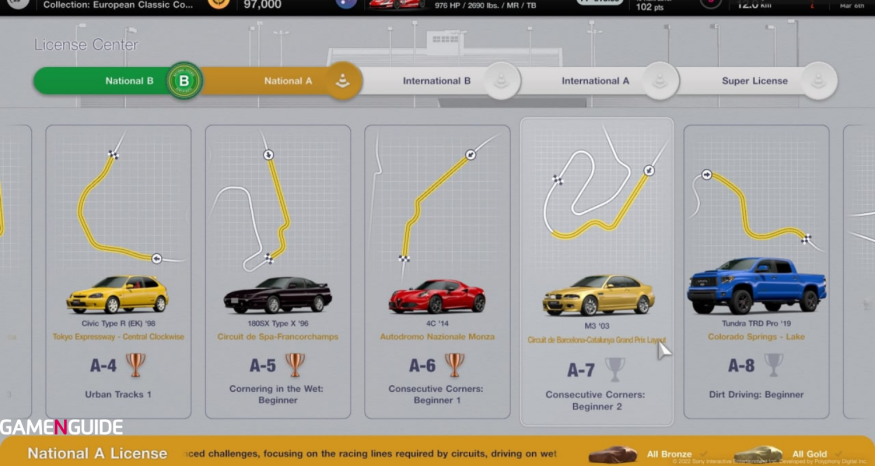 gran turismo 7 license mode