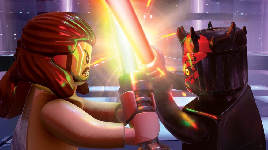 Qui Gon Jin and Darth Maul