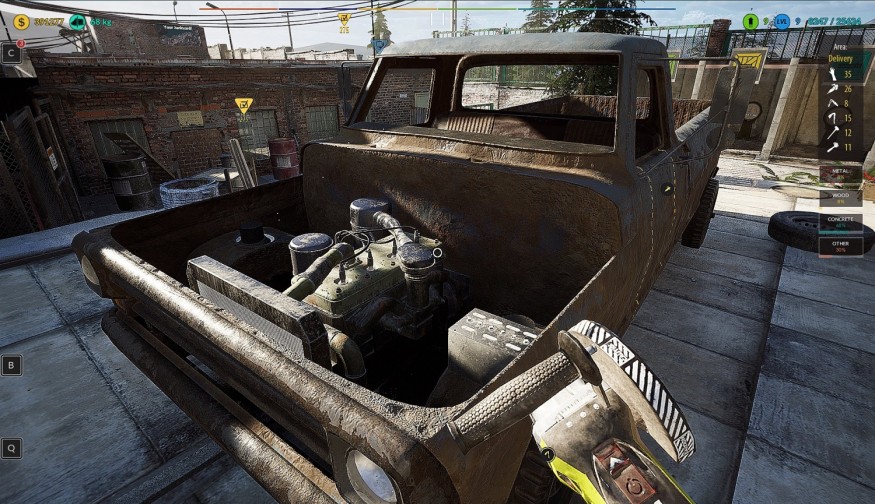 Junkyard Simulator Delivery Area