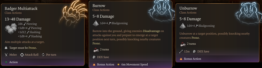 Baldur's Gate 3 Improved Badger
