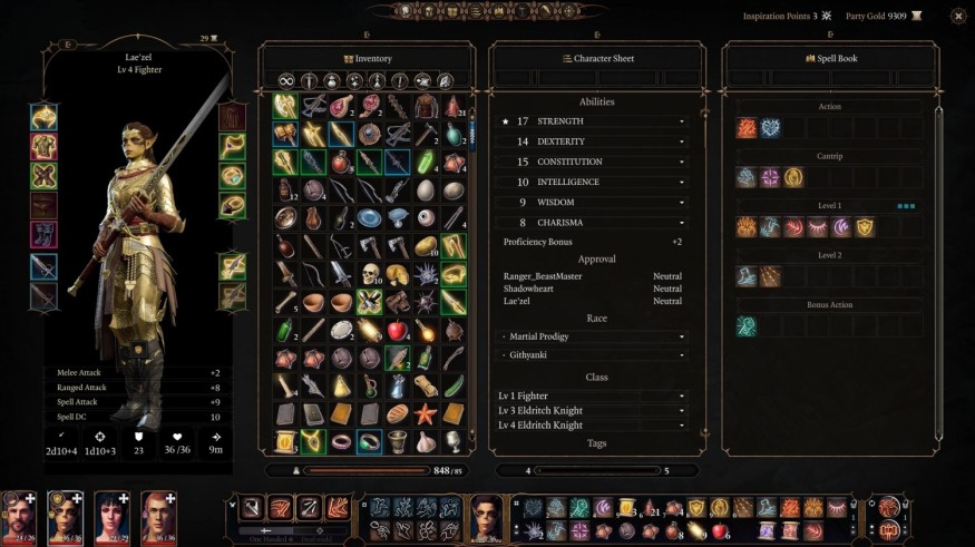 Baldur's Gate 3 CarryWeightExtra Mod